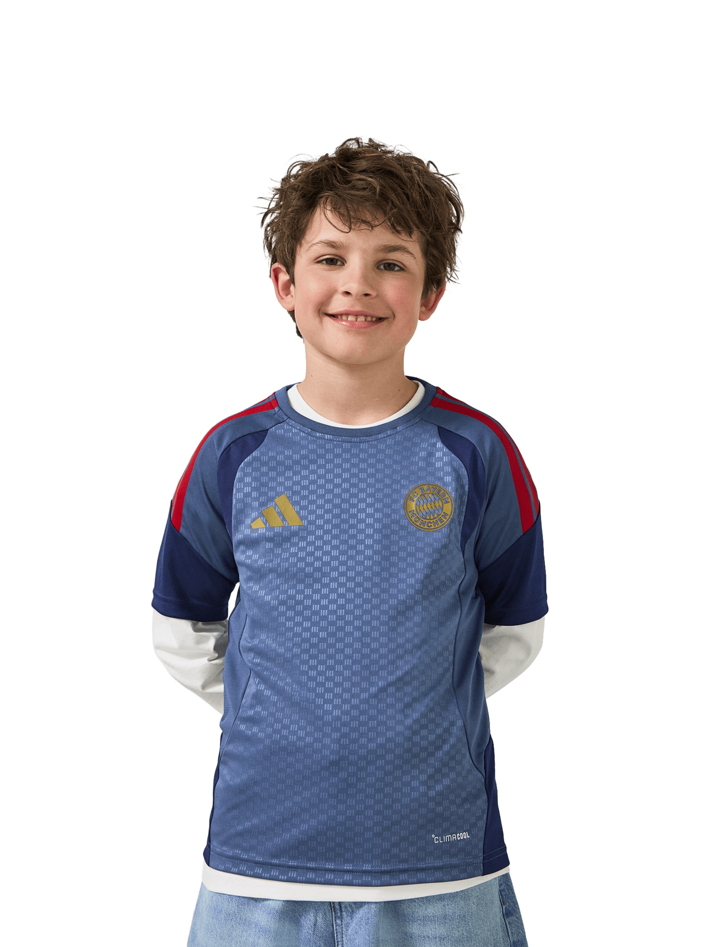 ADIDAS PERFORMANCE Shirt in Blue: front