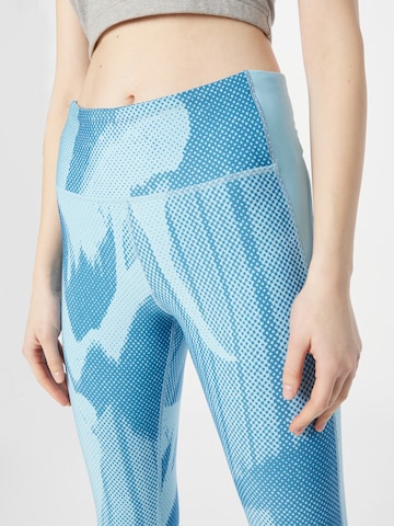 Reebok Skinny Sporthose in Blau