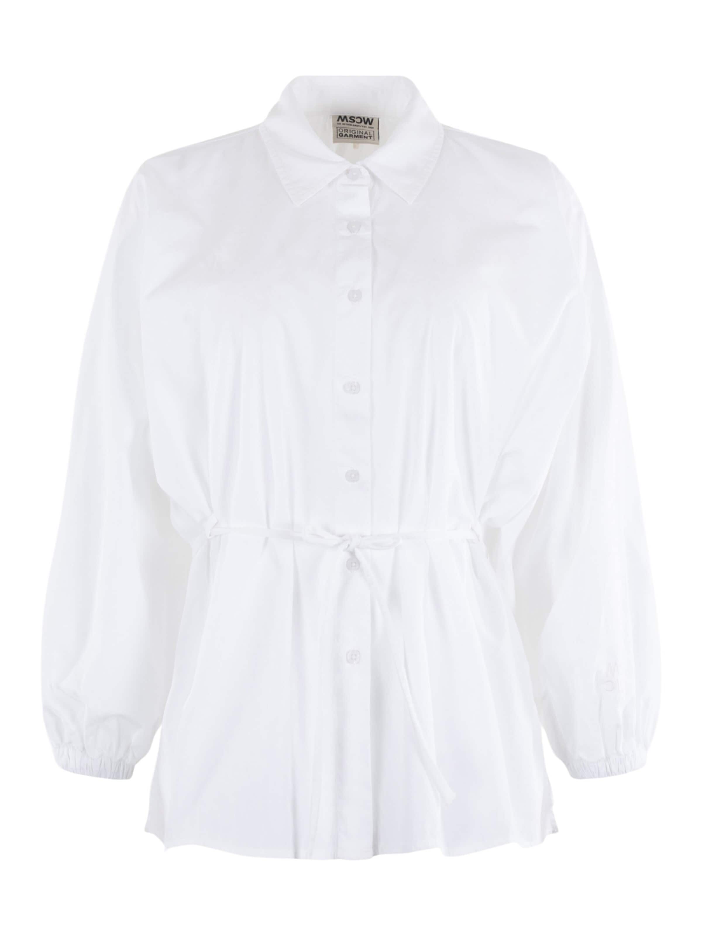MSCW Bluse 'Havana'‌‌‌‌‌‌‌‌‌‌ in Weiß: Vorderseite