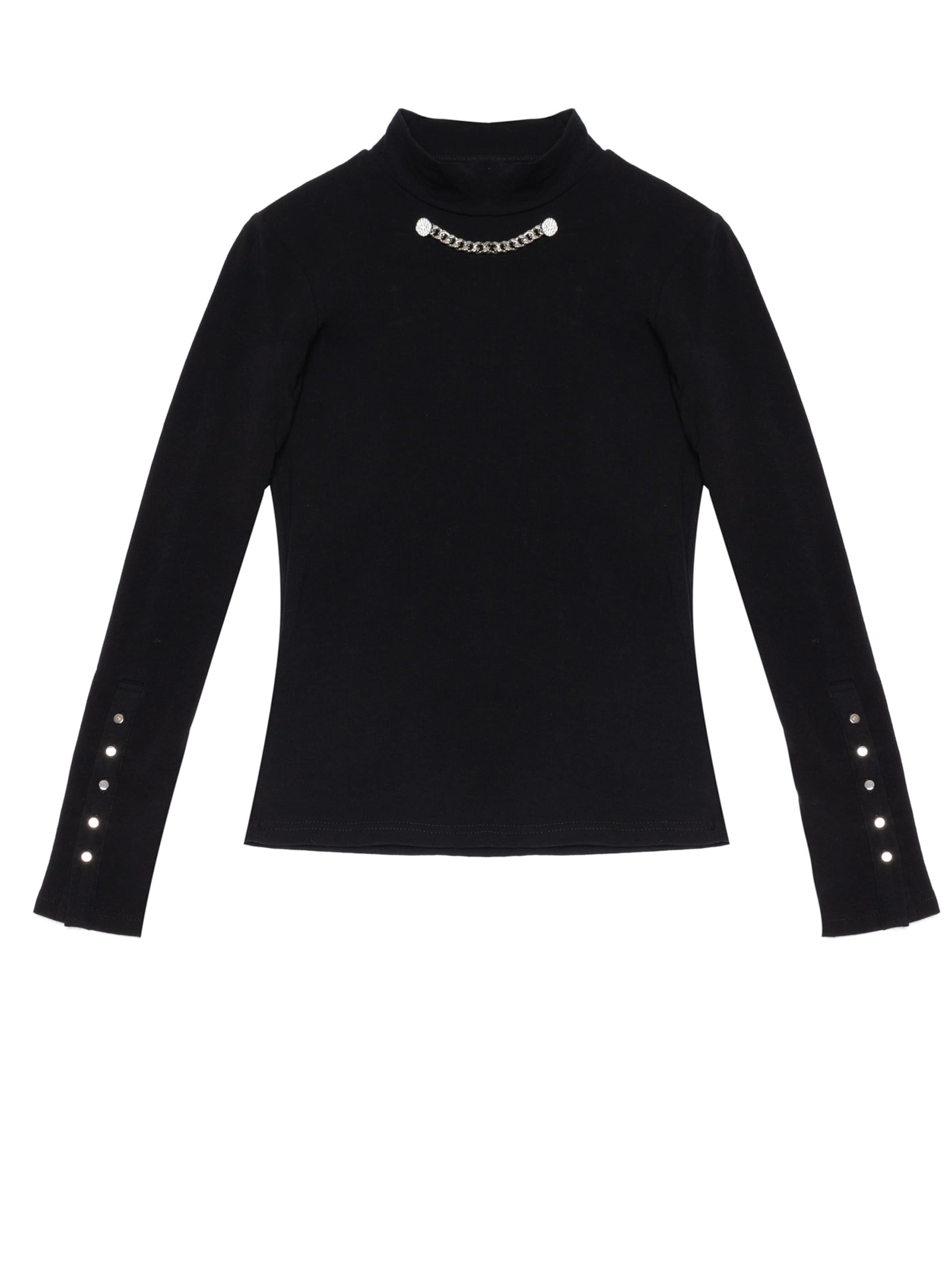 Maglietta 'Samantha' di Camomilla Italia in nero: frontale