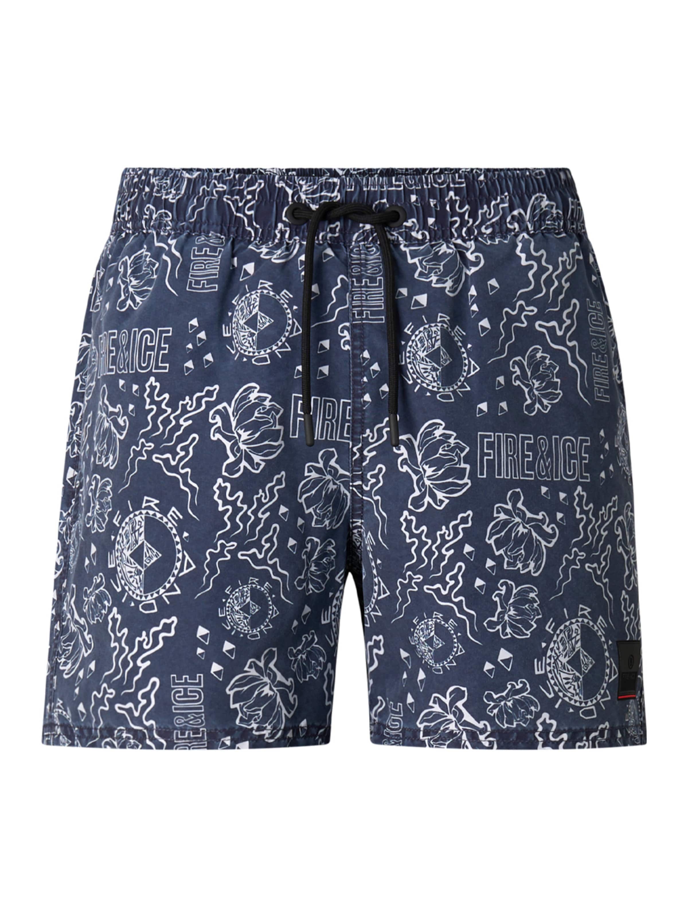 Bogner Fire + Ice Badeshorts 'Nelson' in Blau: Vorderseite