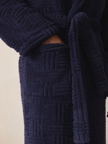 Next - Roupão comprido em azul