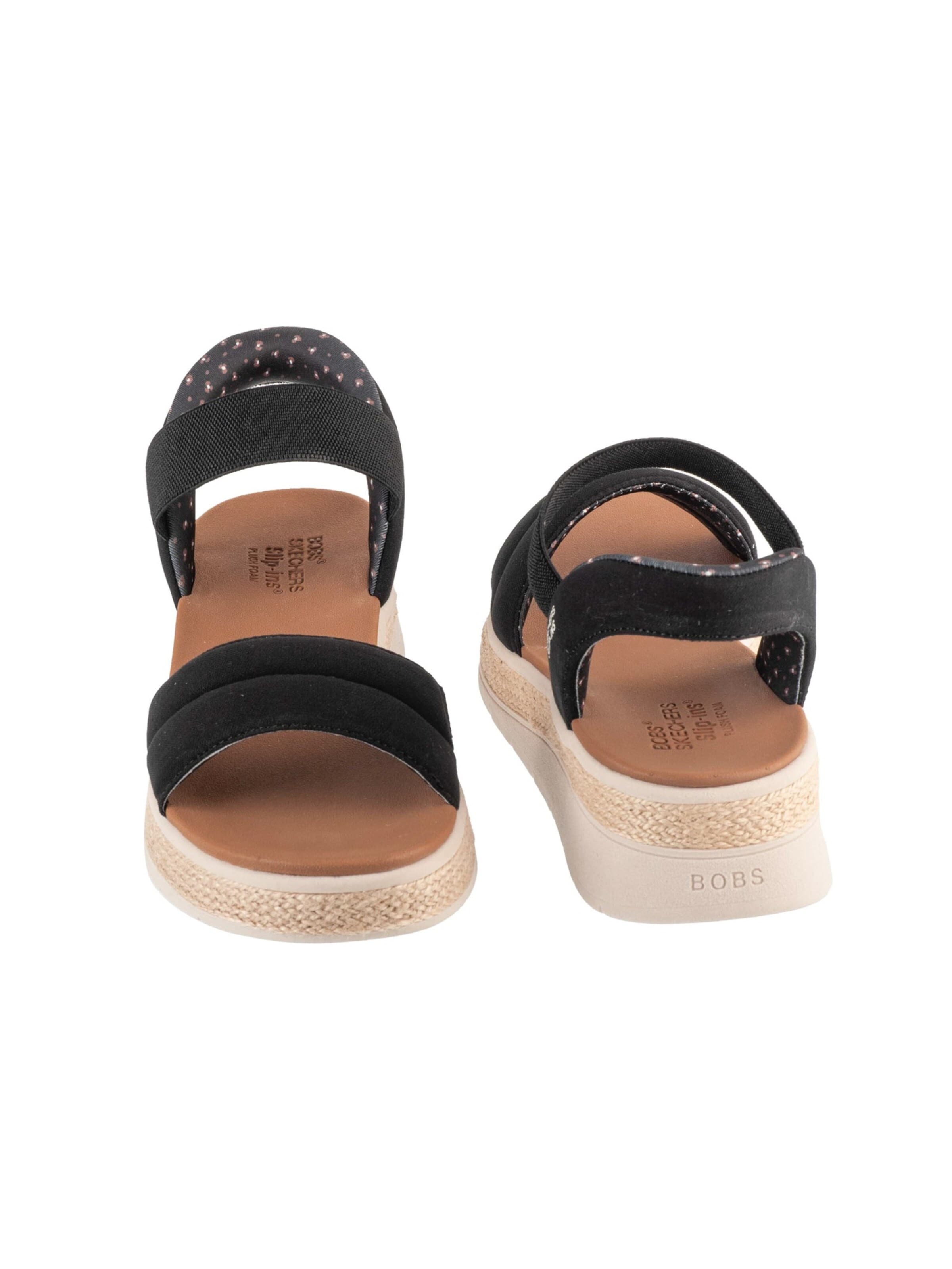 SKECHERS Sandals 'Skechers Slip-Ins: BOBS Sun Ray' in Black