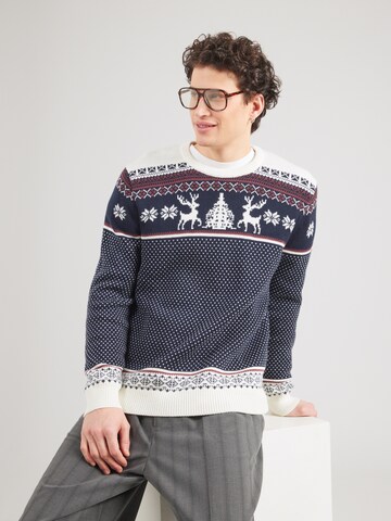 Pull-over Lindbergh en bleu : devant