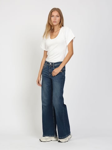 Gang Loosefit Jeans '94AMELIE WIDE ' in Blauw