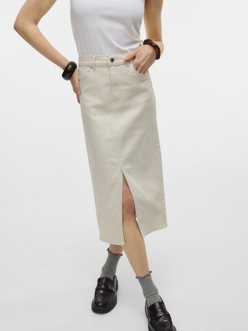 VERO MODA Sukňa 'Veri' - Sivá