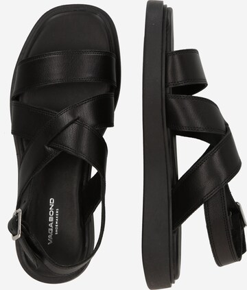 VAGABOND SHOEMAKERS Remienkové sandále 'CONNIE' - Čierna