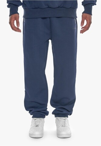 Dropsize Loose fit Pants in Blue: front