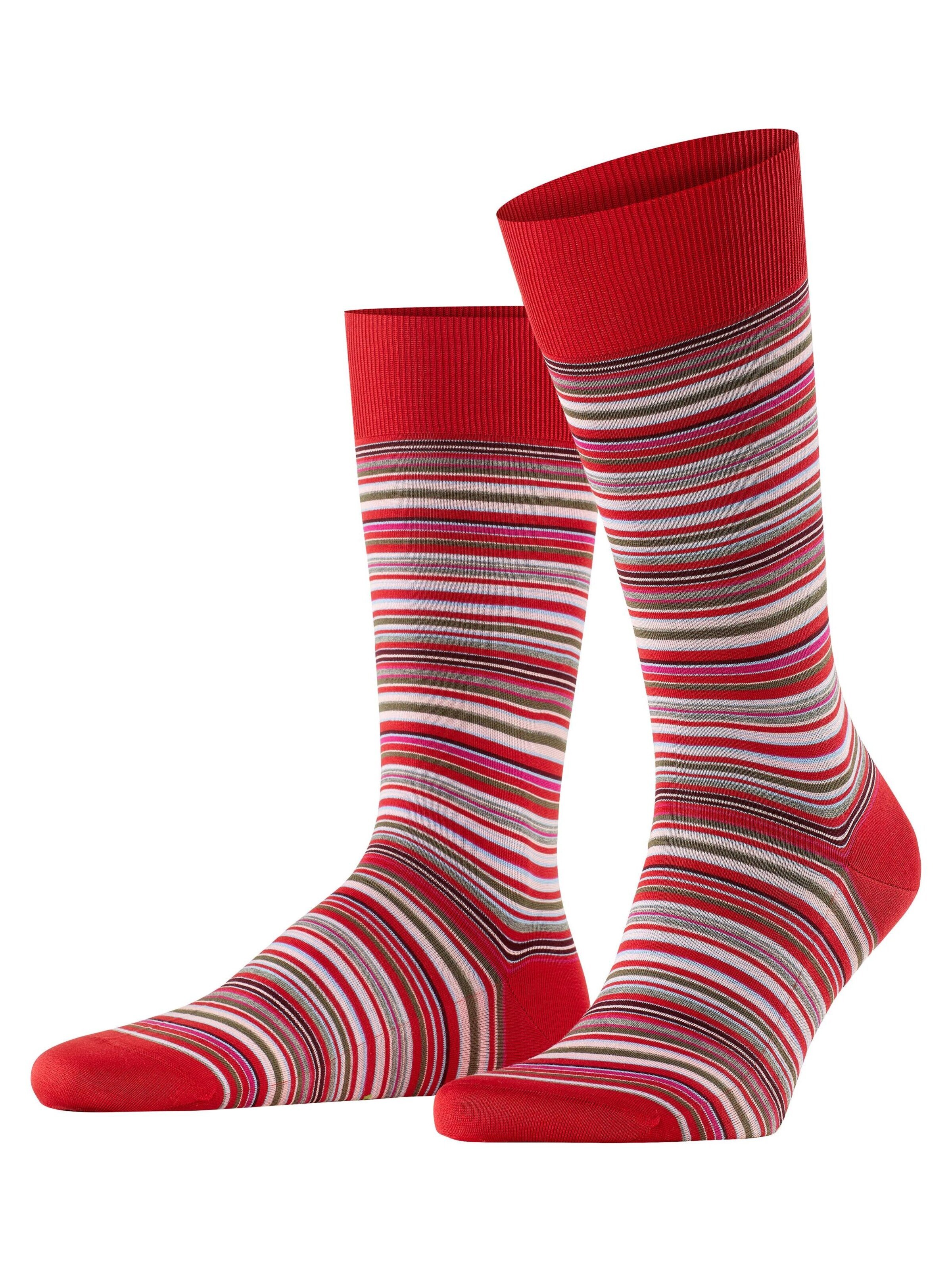 FALKE Socken 'Microblock'‌‌‌‌‌‌‌‌ in Rot: Vorderseite