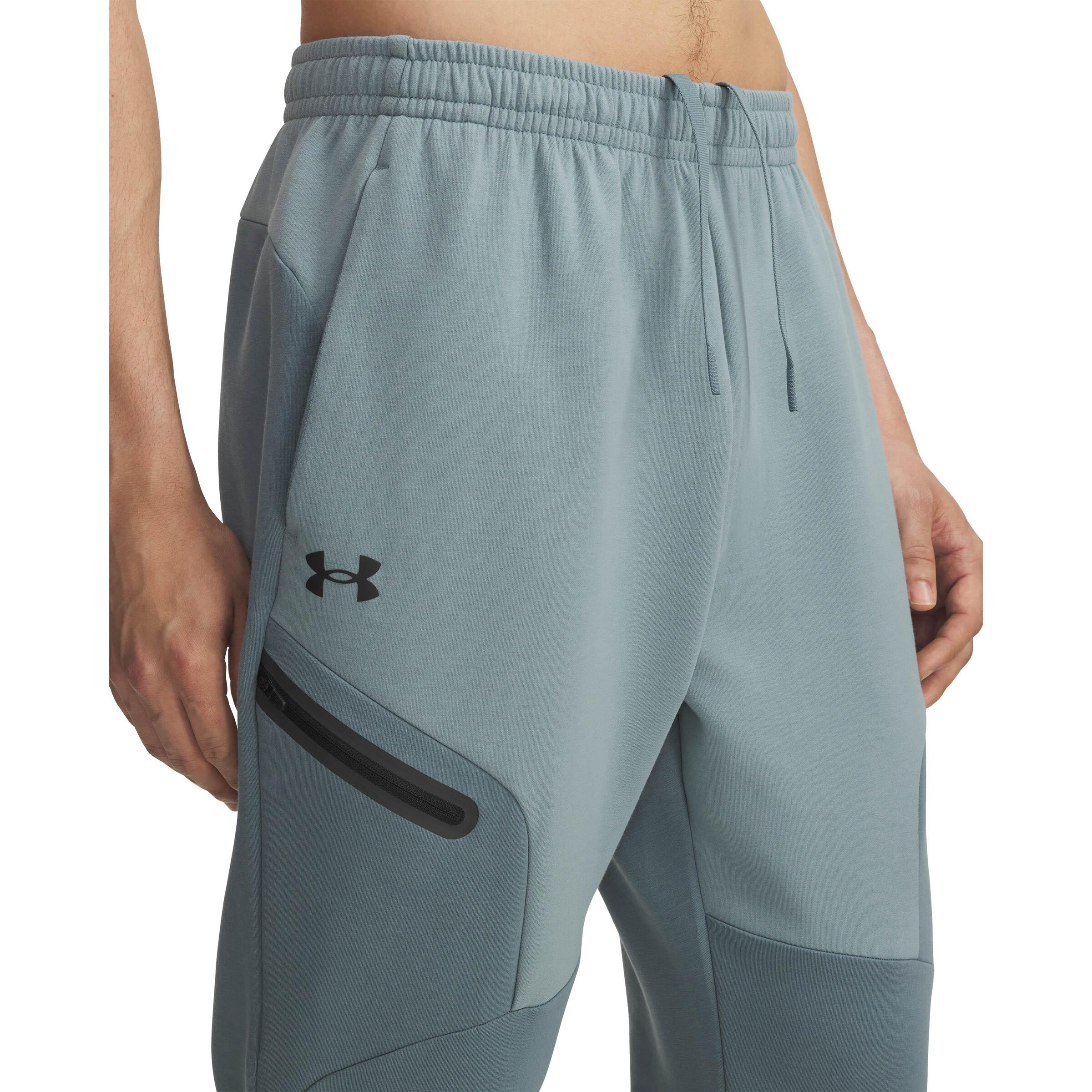 UNDER ARMOUR Tapered Workout Pants 'Unstoppable' in Blue
