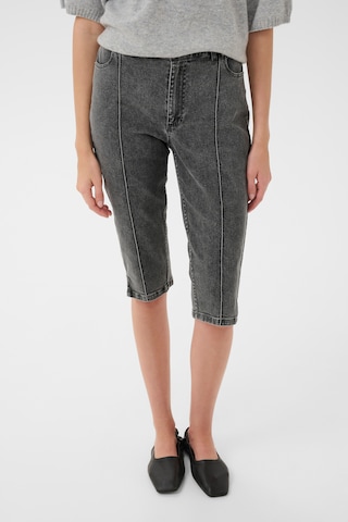 KAREN BY SIMONSEN Slimfit Jeans 'KBEmmeline' in Grijs: voorkant