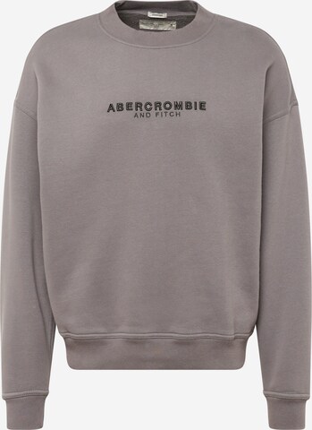 Abercrombie & Fitch Свитшот в Серый: спереди