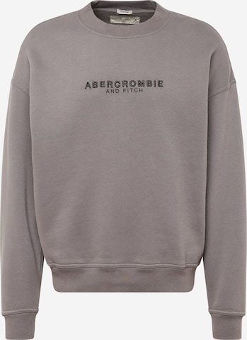 Felpa di Abercrombie & Fitch in grigio: frontale