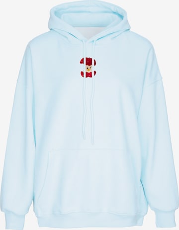 Sweat-shirt MYMO en bleu : devant