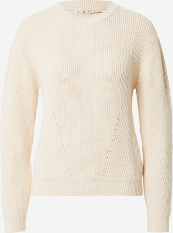 Esqualo Sweater in Beige: front