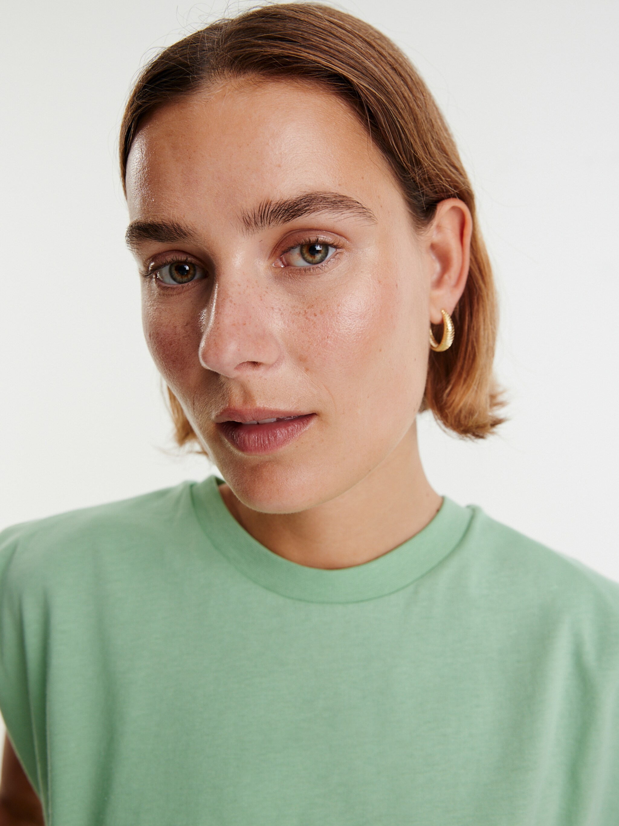 EDITED Produkte Shirt 'Silja' grĂĽn