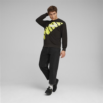 PUMA Athletic Sweatshirt 'Power' in Black