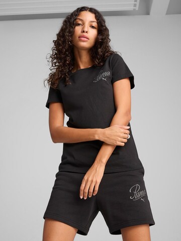 PUMA Shirt 'Ess' in Black: front