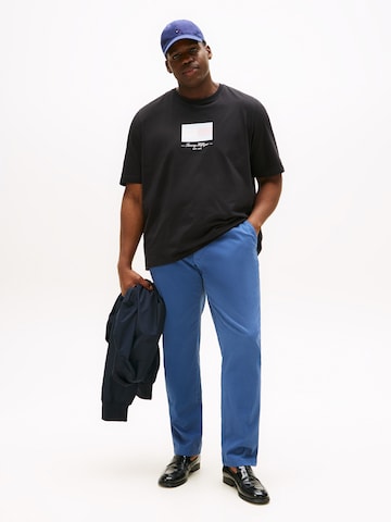 Tommy Hilfiger Big & Tall T-Shirt 'ITHACA' in Schwarz