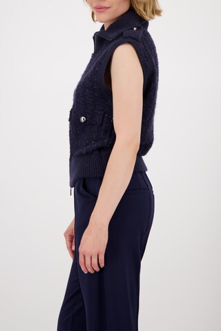 monari Strickweste in Blau