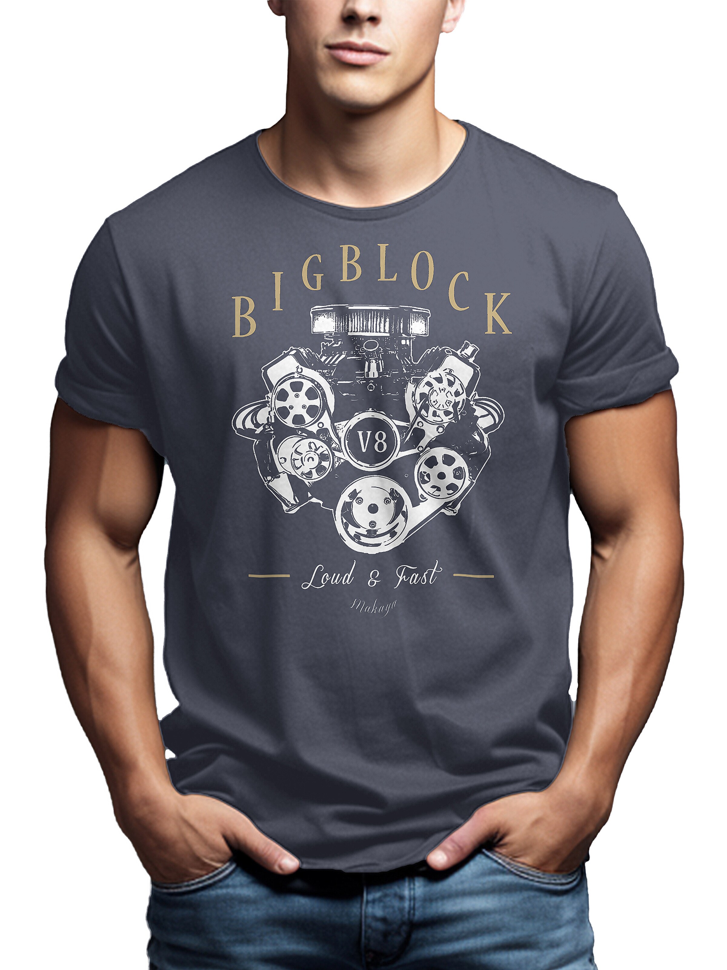 MAKAYA Shirt in Grey: front