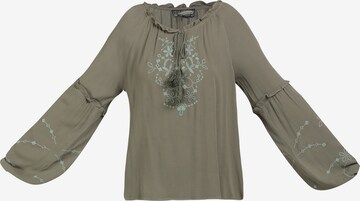 DreiMaster Vintage Bluse in Grün: predná strana