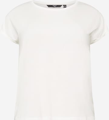 Vero Moda Curve - Camisa 'Aya' em branco: frente