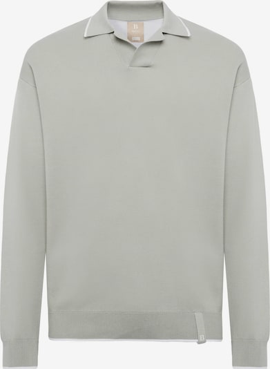Boggi Milano Sweat-shirt en vert pastel / blanc, Vue avec produit