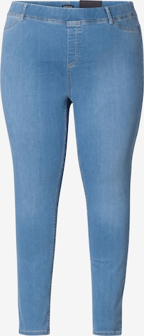 BASE LEVEL CURVY Jeggings 'Tessa' in Blue: front