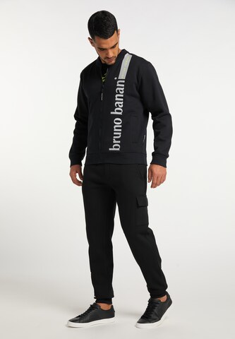 BRUNO BANANI Sweatjacke in Schwarz