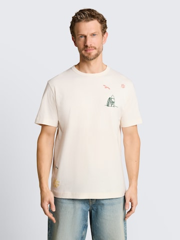TOM TAILOR T-Shirt in Weiß: Vorderseite