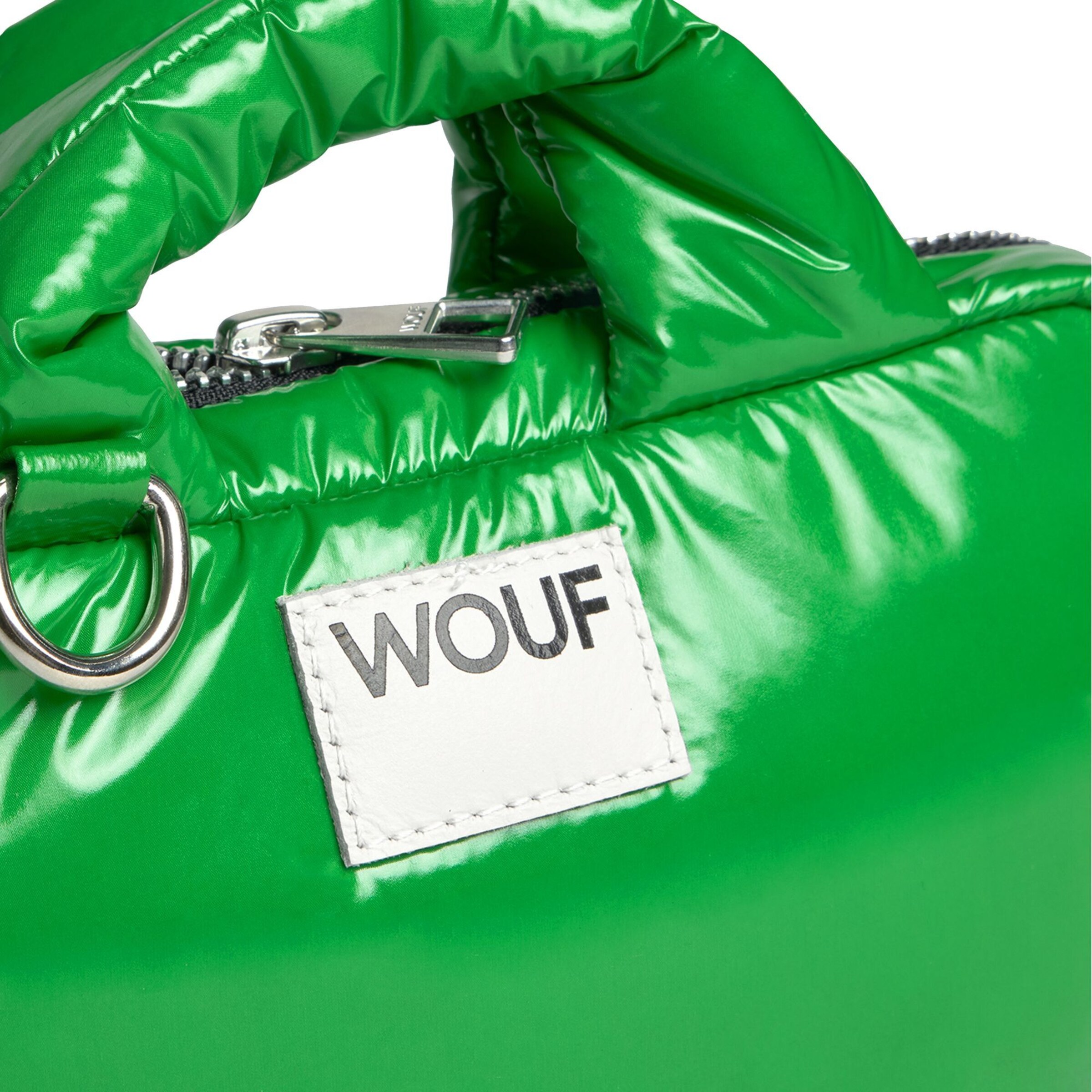 Borsa a mano 'Glossy Mini' di Wouf in verde