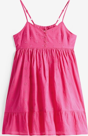 TOMMY HILFIGER Jurk in Roze: voorkant