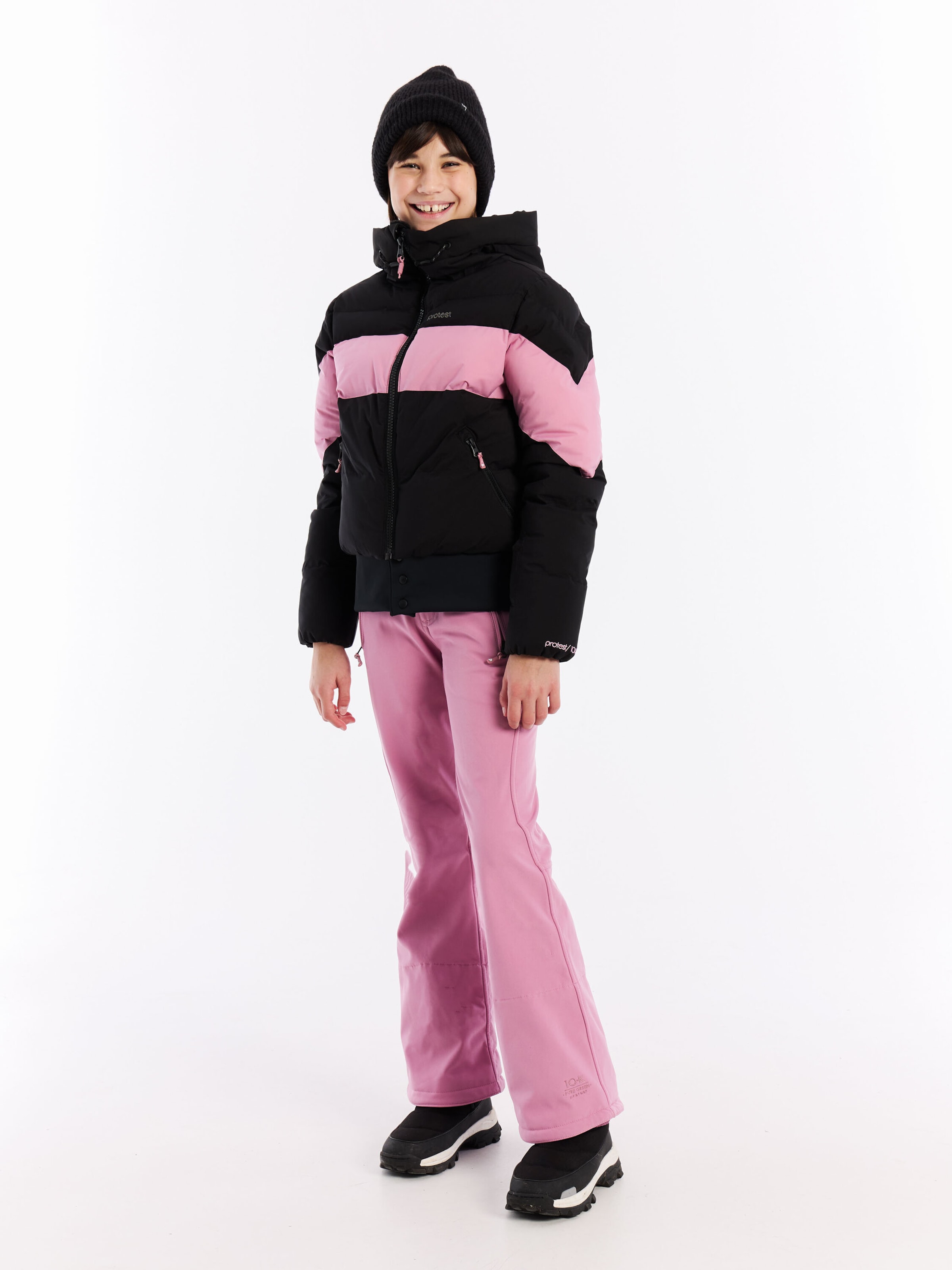 PROTEST Athletic Jacket 'PRTMilla JR' in Black