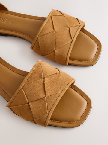 Next Strap Sandals in Brown