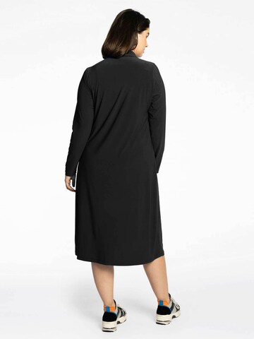 Yoek Shirt Dress 'Dolce' in Black