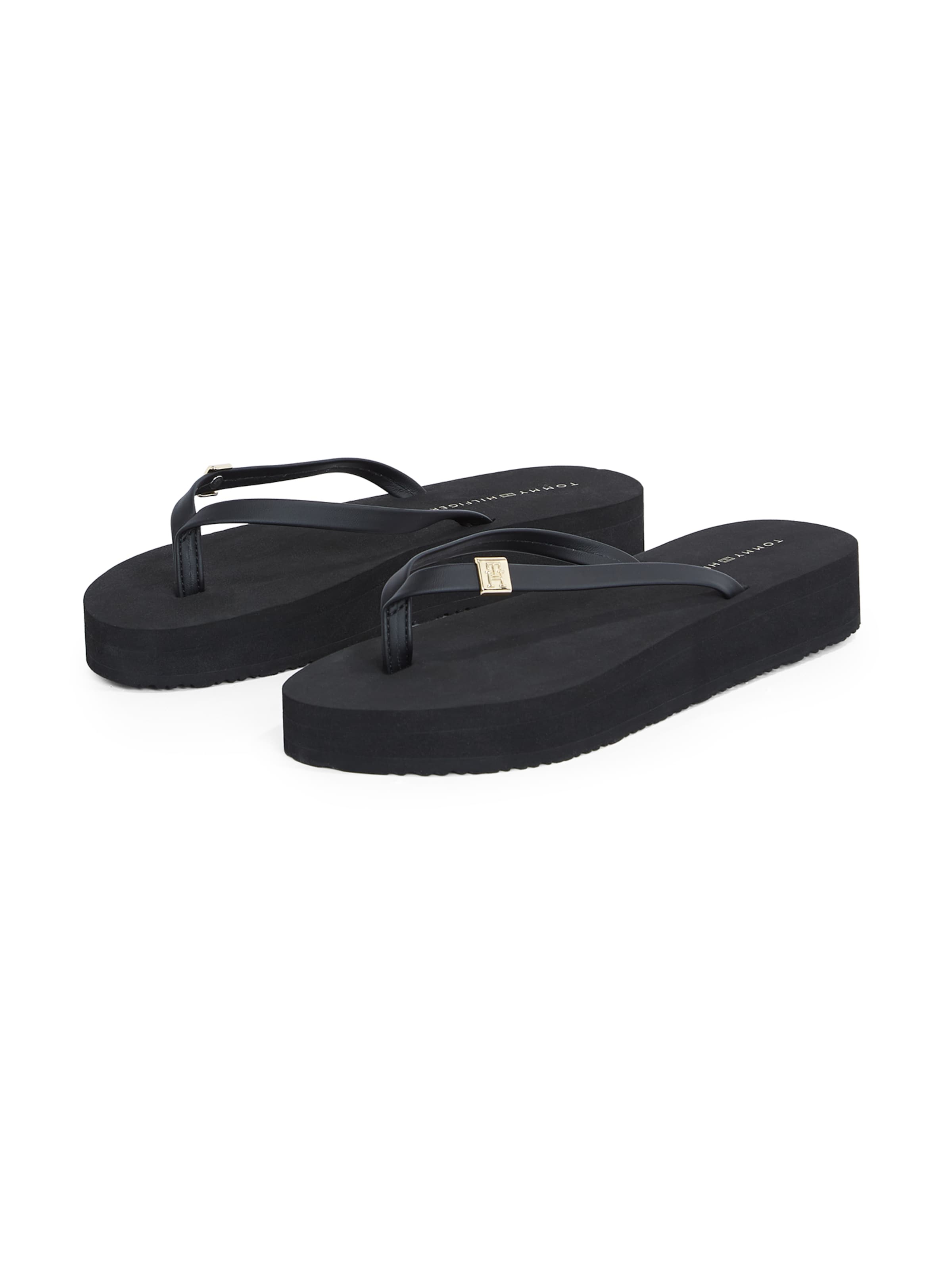 TOMMY HILFIGER Varvastossut 'CHIC' värissä musta