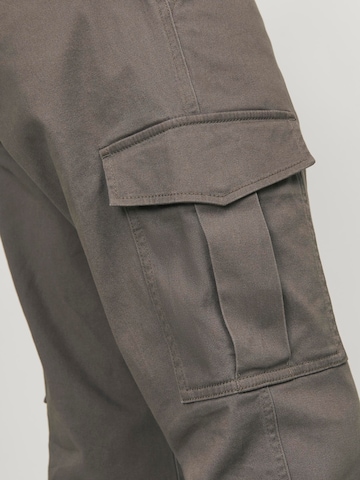 JACK & JONES Slimfit Hose 'JJIMarco JJJoe' in Grau
