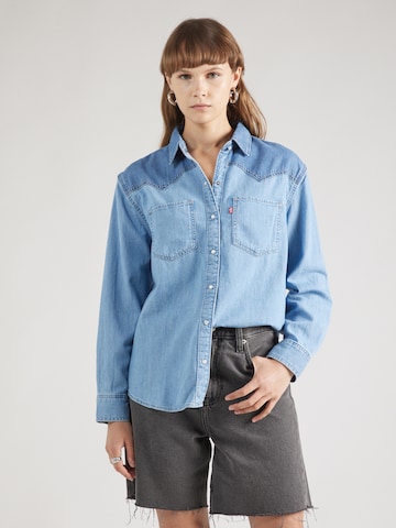 LEVI'S ® Blúz 'Teodora Western Shirt' - kék: elől