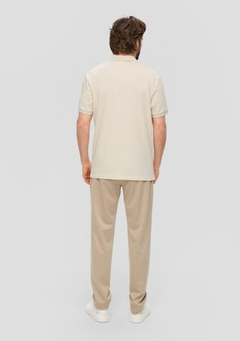 s.Oliver BLACK LABEL Poloshirt in Beige: zadná strana