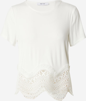ABOUT YOU قميص 'Chiara' بلون أبيض: الأمام