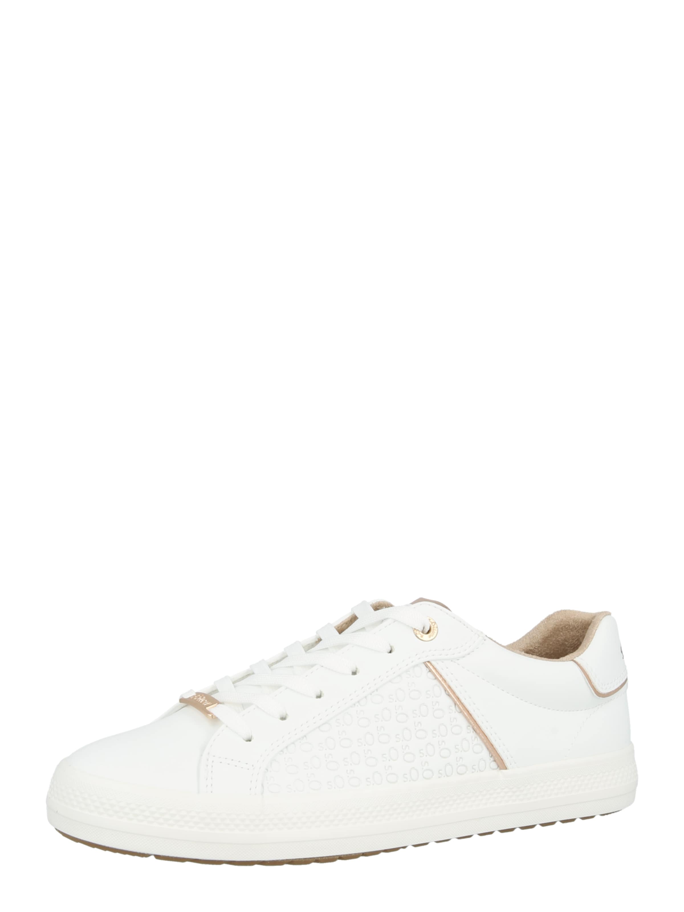 Sneaker low de la s.Oliver pe alb: față