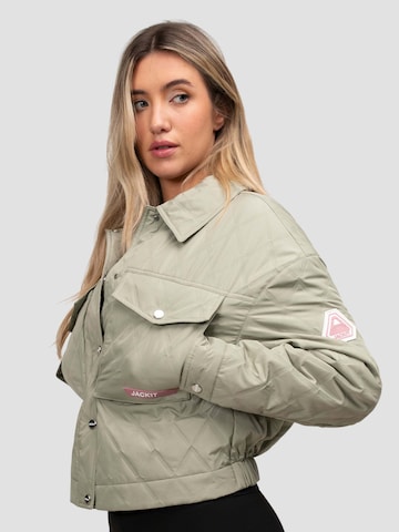 Giacca per outdoor ' Eden Quiltshirt ' di JACK1T in verde
