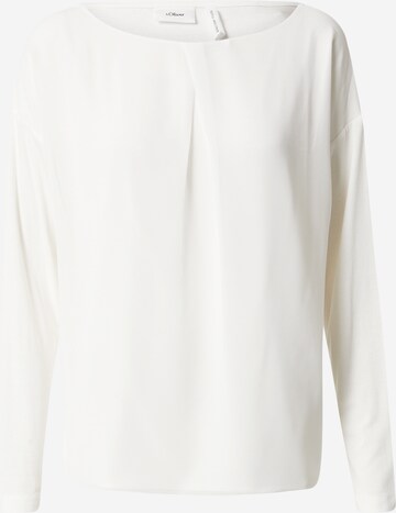 s.Oliver BLACK LABEL Shirt in White: front