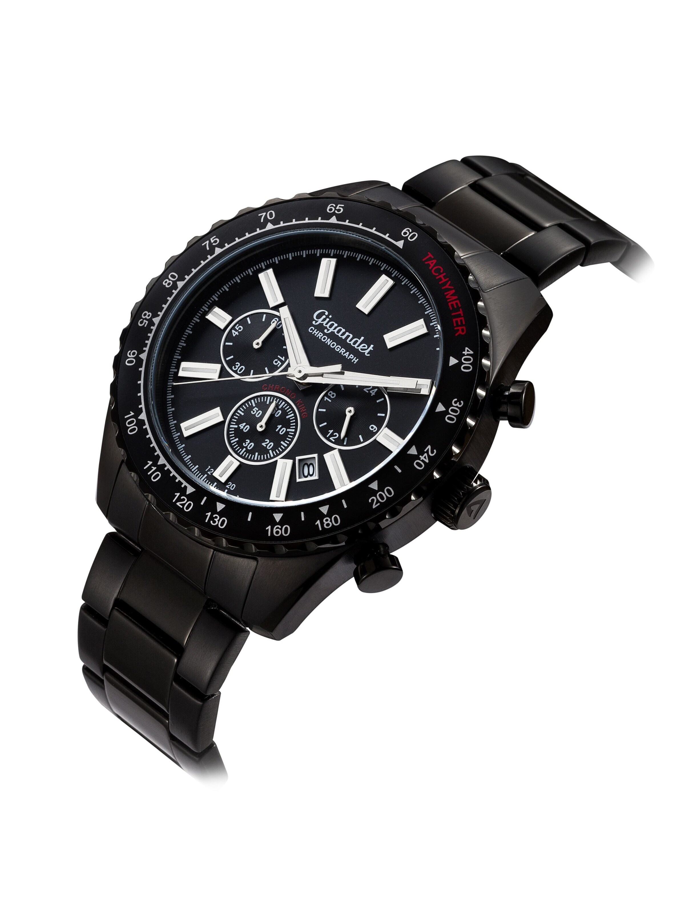 Gigandet Analoog horloge 'CHRONO KING' in Zwart