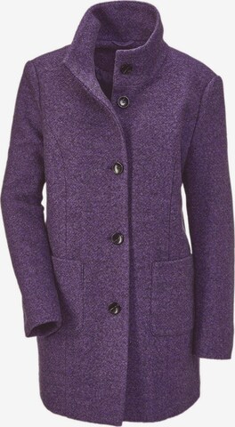 Goldner Between-Seasons Coat in Purple: front