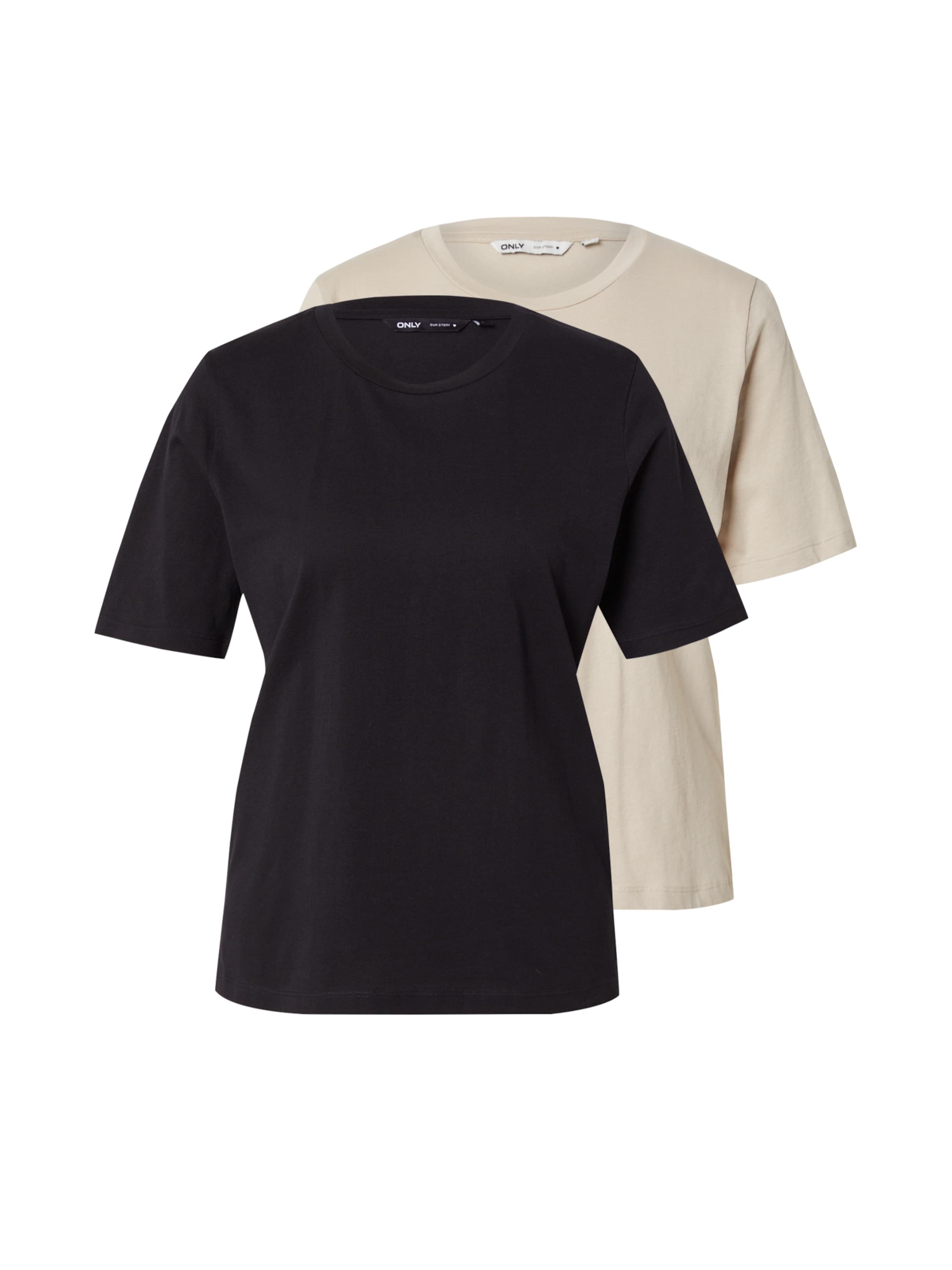 ONLY Футболка 'ONLONLY' в Серый: спереди