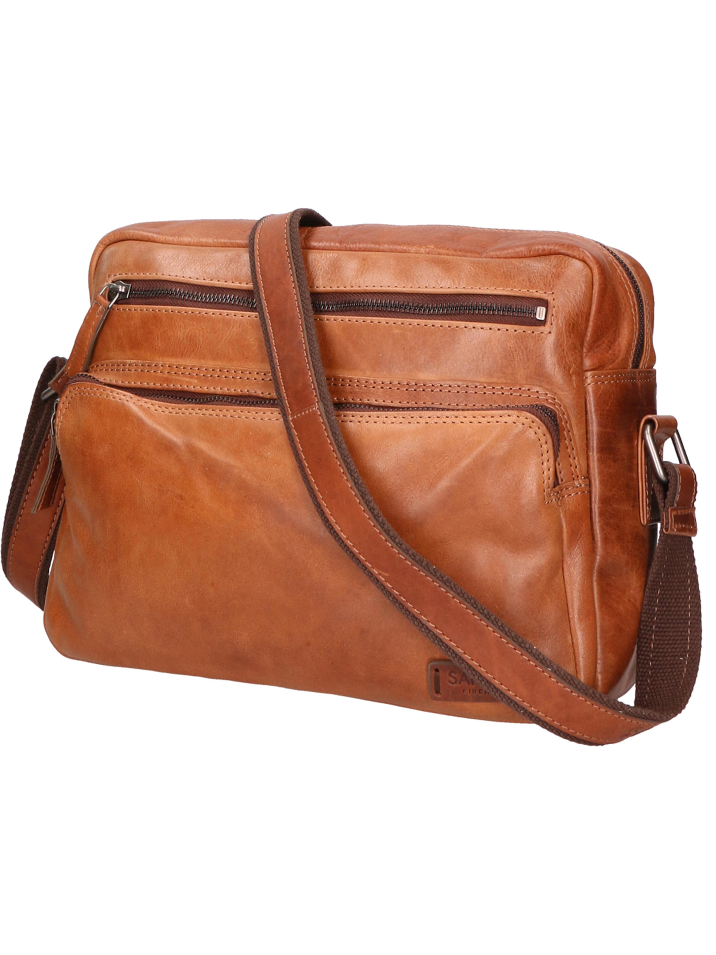 Porte-documents Santini Firenze en marron : devant