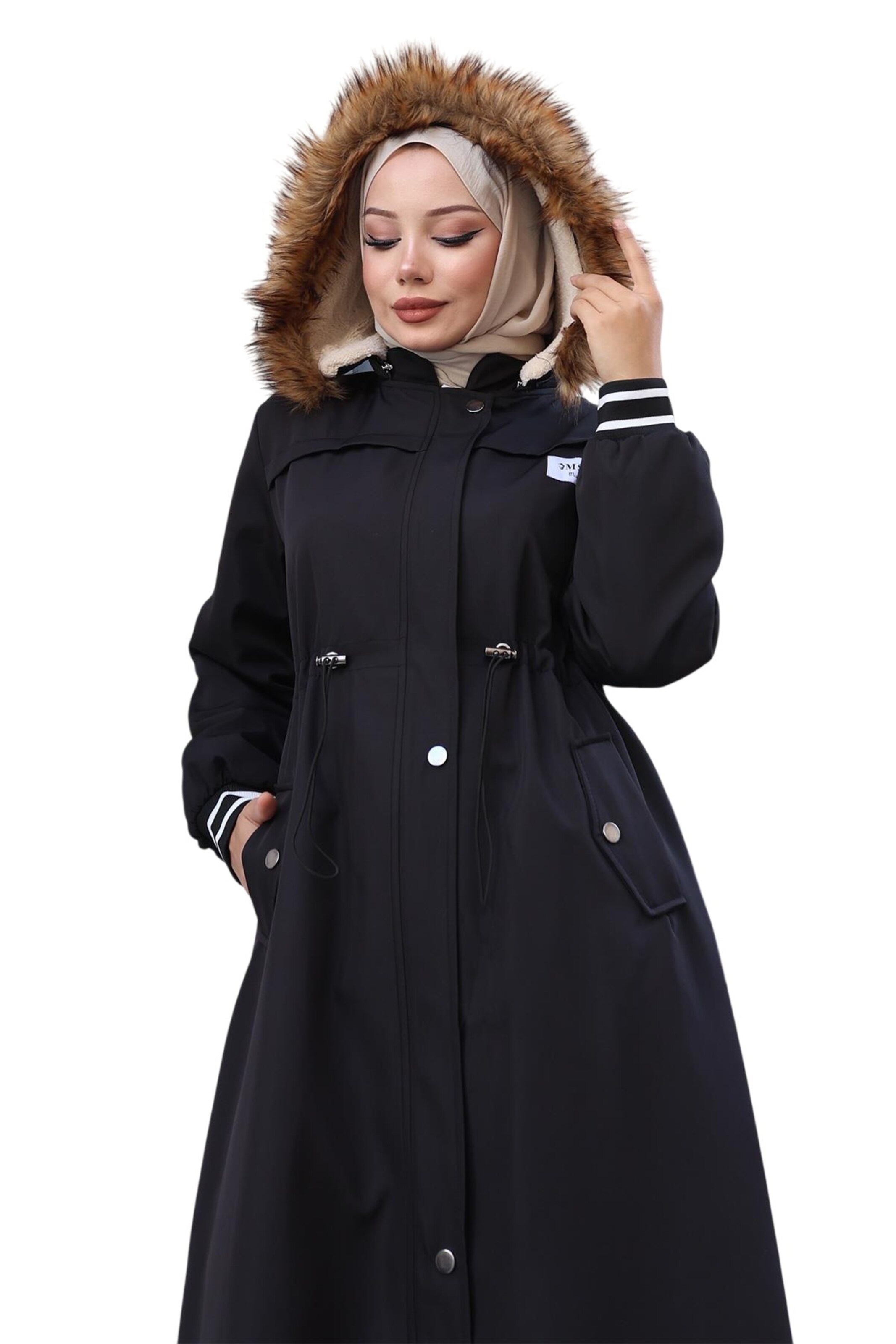 MODAMIHRAM Winter Parka in Black