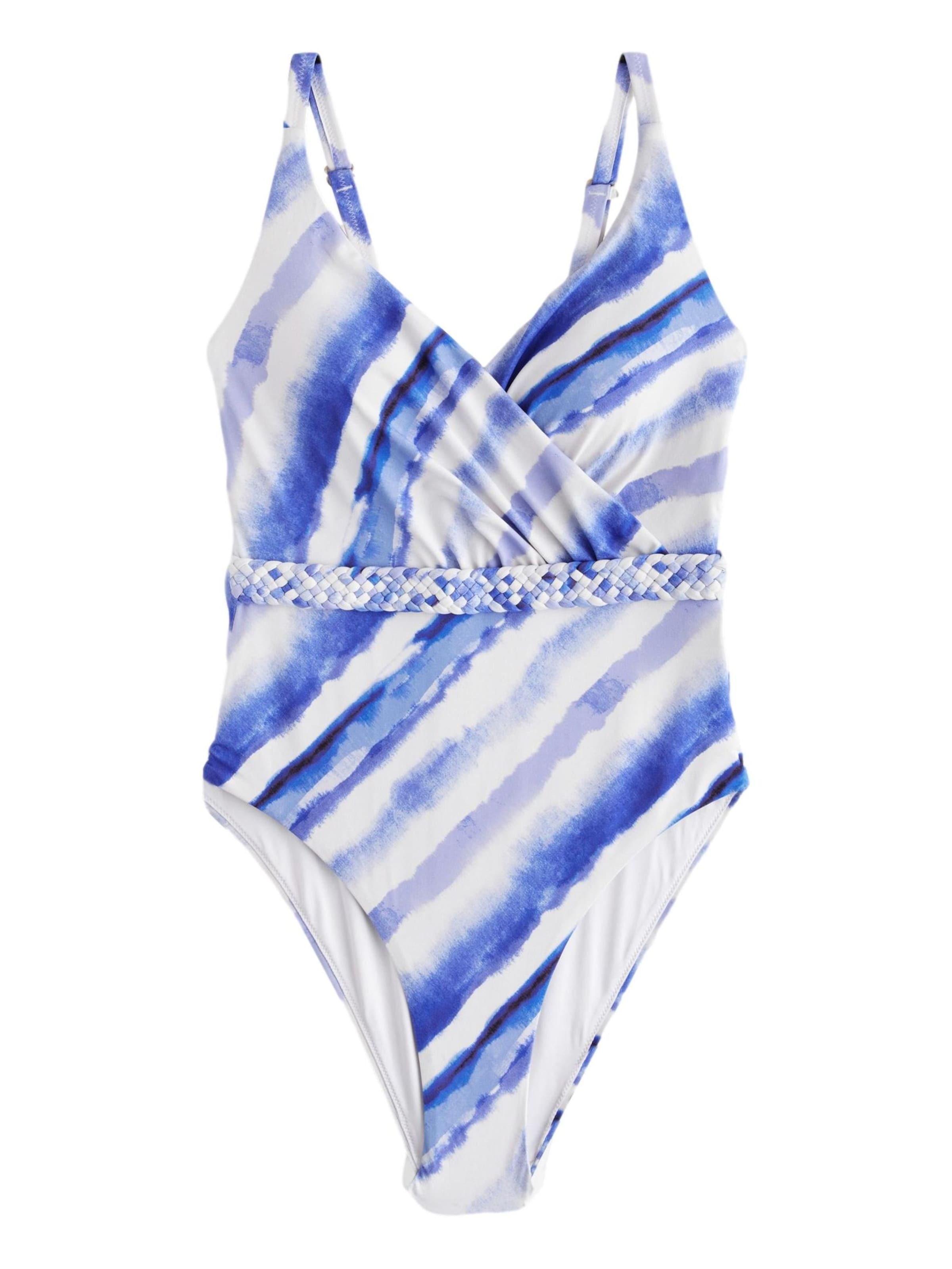 Next Τρίγωνο Ολόσωμο μαγιό σε μπλε: μπροστά